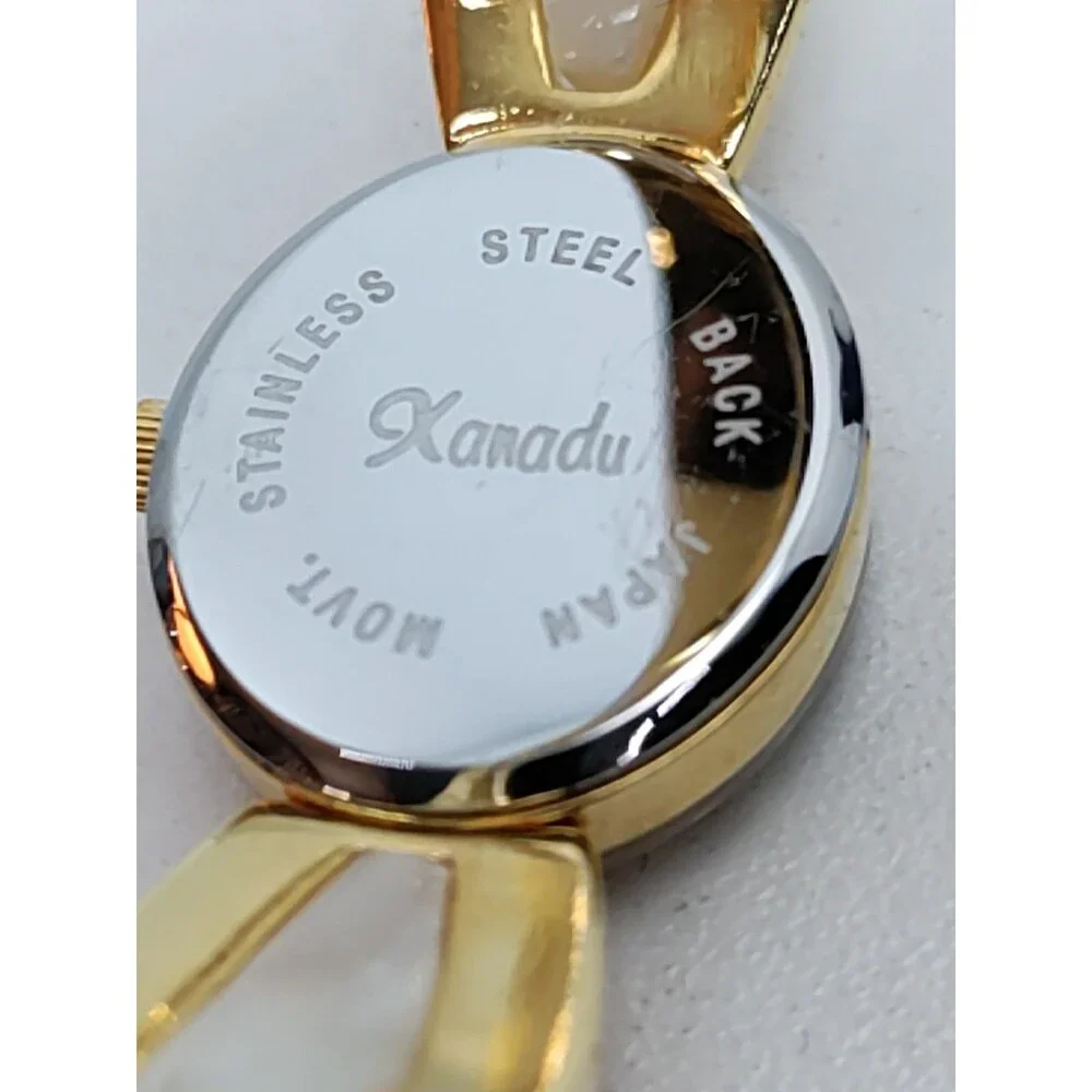 Xanadu Quartz Womens Wrist Watch W/MOP Bessel & Bracelet Trim